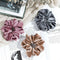 6pcs Velvet Hair Loop Rope Scrunchies Hair Band Women Retro Ponytail Holder