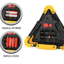 30W Car Hazard Warning Light Triangle Flashing LED COB Work Road Emergency Lamp