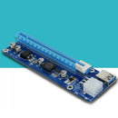 Pci-E Express 1X 4X 8X 16X Extender Riser Card Adapter 6 Pin Dc-Dc Power Ca D2O1