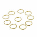 10pcs 35 mm Metal Key Rings Chain Bag Charms Clasp Loop Findings DIY