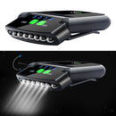 Night Safety Clip-on 6 LED Head Cap Brim Light Fishing Camping Hunting Outdoor