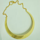 Fashion Mirror Finish Choker Necklace Collar