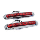 2Pcs 9 Led Side Marker Lights Tail Lamp Car Truck Trailer Rear Lights Parki