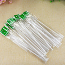 5PCS Clear Brush Cleaner For Baby Bottle Sippy Cup Drinking Straw_Clean