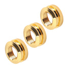 3 Units Buttons Guitar Straps Jacks Endpins Guitar For Bass Parts