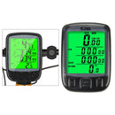 Bike Computer Speedometer Odometer Waterproof Backlight with Digital LCD Display
