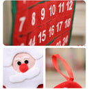 Christmas Advent Calendar Tree Hanging Xmas Pocket Countdown Display DecoraS Hn