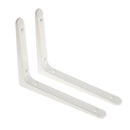 Pair Heavy Duty Wall Shelf Bracket Shelves Support Shelf Holder Supporter M