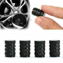 4Pcs * Car Aluminium Wheel Tire Valve Caps Air Dust Screw Cover Accessories O3H2