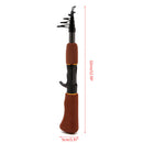 Carbon Fiber Telescope Fishing Rod Travel Sea Rock Spinning Pole Portable New