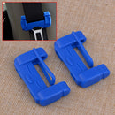 2pcs Car Safety Seat Belt Buckle Anti-Scratch Shell Case Cover Protective
