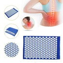 Spike Yoga Cushion Relieve Pain Acupuncture Massage Mat (Sapphire Blue) A