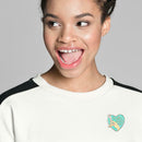 Creative Love Heart Brooches Badge Jacket Clothing Unisex Backpack Pins