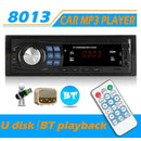 Single 1Din Car Stereo MP3 Player In Dash Head Unit Bluetooth USB AUX FM Radio