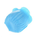 3Pcs Rose Shape Baby Blue Bath Soap Heart Package Box