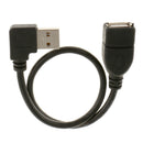 USB 2.0 Right Angle Male to Female Extension Cable Cord Tablet Computers