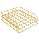 Nordic Metal Stackable Storage Basket Office Desktop A4 Paper Finishing Bas