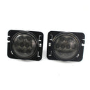 1Pair For Jeep Wrangler JK 2007-2017 LED Car Turn Signal Side Light Smoked Lens