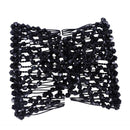 Professional Hair Comb Ladies Magic Beads Elasticity Double Bead string Cla H8L6
