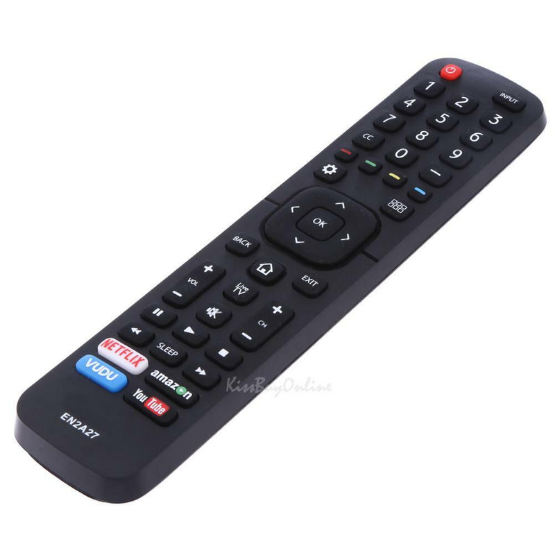 Black Replacement TV Remote Control Controller for HISENSE EN-2A27 LED HDTV