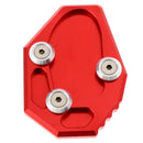 Red Side Stand Enlarge Kickstand Extension Pad For YAMAHA MT-07 14-15