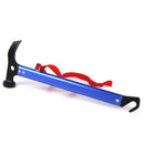 Multifunction Aluminum Alloys Camping Mallet Hammer, blue