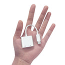 Dual 2in1 Type C to USB-C Headphone Audio Charger Adapter Splitter Converter