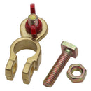 2 x Copper Universal Positive&Nagative Car Battery Terminal Clamp Clip Connector