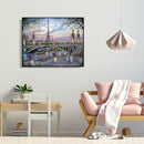 Painting By Numbers Kit DIY Plant Tower Hand Painted Canvas Oil Art Picture