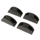 2 Pairs Replacement Part Plastic Suitcase Stud Feet Pad, Stand Feet, Non-Skid &