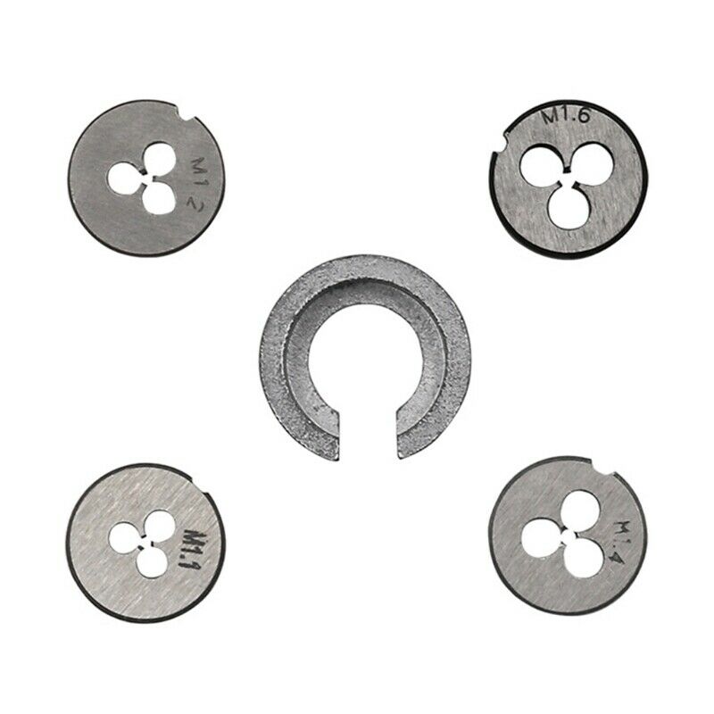 1 Set Mini HSS Metric Taps Dies Wrench Handle Kit M1-M1.6 Screw Thread A4Y7