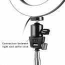 LED Beauty Ring Fill Light Photography Self-Timer Lamp Stepless Dimming New wer