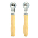 2x Holzgriff Reparatur Reifenpanne Reifen 1 1/2