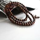 Quality Fragrant rosewood108 8MM Buddhist Prayer Bead Mala Necklace/Bracelet3C