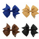 20x Baby 10cm Hair Bows Boutique Girl Alligator Clip Grosgrain Ribbon Headba FT