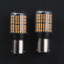 1 Pair DC 12V 10W 1156 SMD3014 144 LED Canbus Car Auto Turn Signal Light Bulb