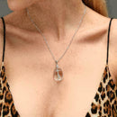 Crystal Cross Pendant Chain Women Jewellery Jesus Acrylic Crystal Cross Nec C6N2