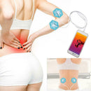 Portable Mini Pulse Body Massager Mobile Phone Control Body Electrode Pad
