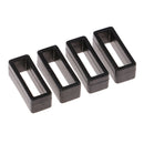 100Pcs/Set Plastic Belt Loop Keeper Loop Buckles Belt Backpack Straps for cloth