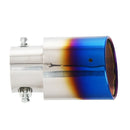 Universal Car Vehicle Exhaust Muffler Steel Tail Pipe:Straight Single Tube(