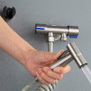 Bathroom Stainless Steel TOILET Bidet Faucet Jet Set Sprayer shower Su Y3I5 G8O4