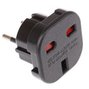 UK to EU Euro Plug AC Power Charger Converter Socket Universal Adapter PlugJR