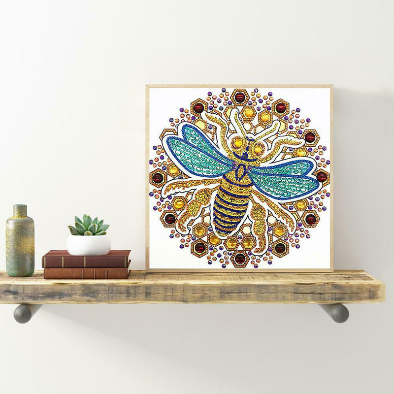 5D DIY Special Shaped Diamond Painting Bee Cross Stitch Mosaic Craft Kits
