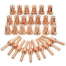 60 Pcs/Set Ceramic + red copper Air Plasma Cutting Cutter Consumables Exten