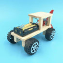 Diy Electric Wind Car Assembled Puzzles Science Experiment Kits Educational