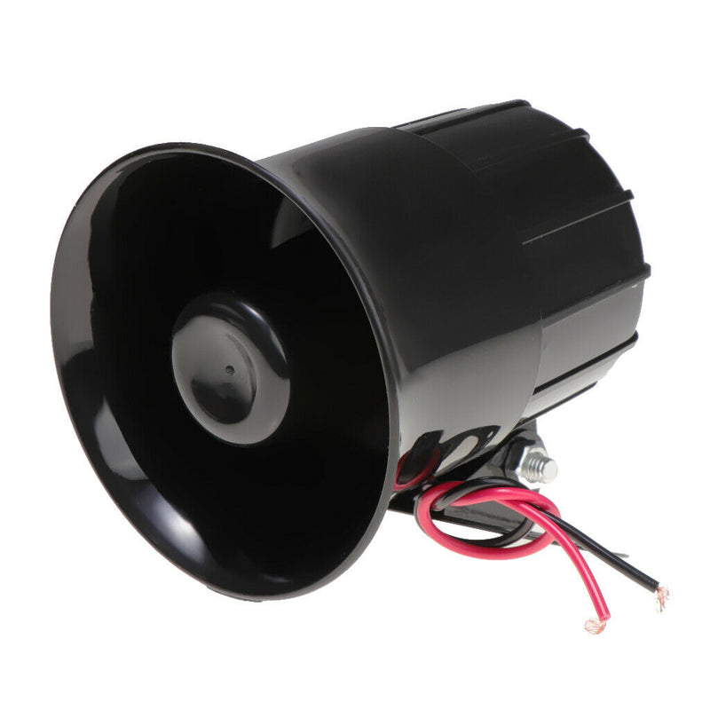 12V 110dB Car Alarm Electric Air Horn Siren Speaker 6 Sound Tone Super Loud 20W