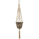 4 Pcs Plant Hangers Indoor Outdoor Hanging Planter Basket Jute Rope Flower