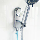 Universal Adjustable Shower Head Stand Strong Suction Cup with Two Hooks Ba