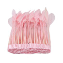 15-20cm Pink Feather Fringe Trim Sewing Edge Crafts Garment Decors 2m