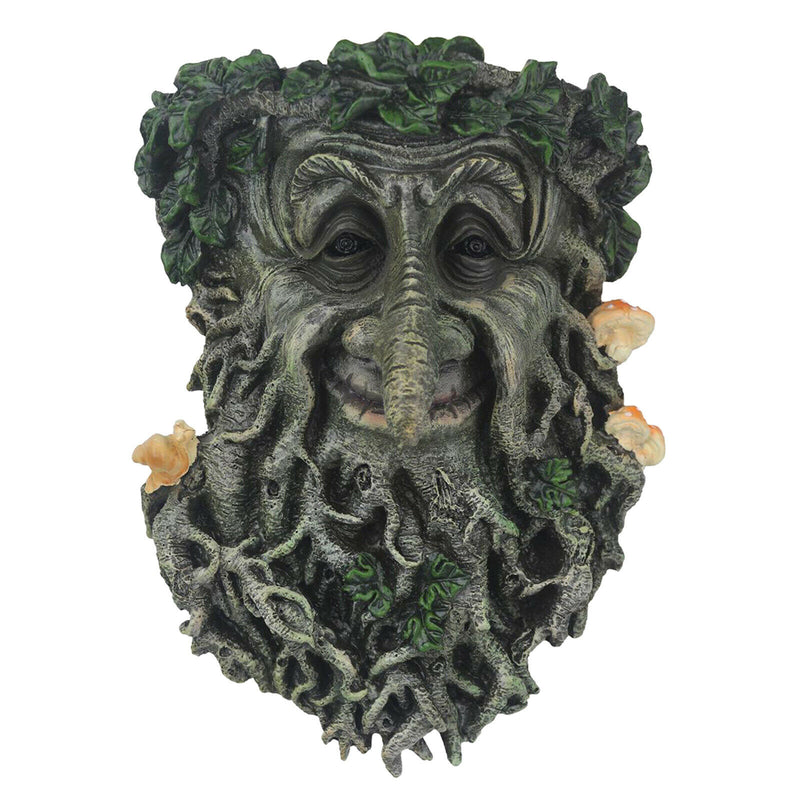 Fun Man of Forest Tree Face Statue Tree Hugger Outdoor Garden Ornament
